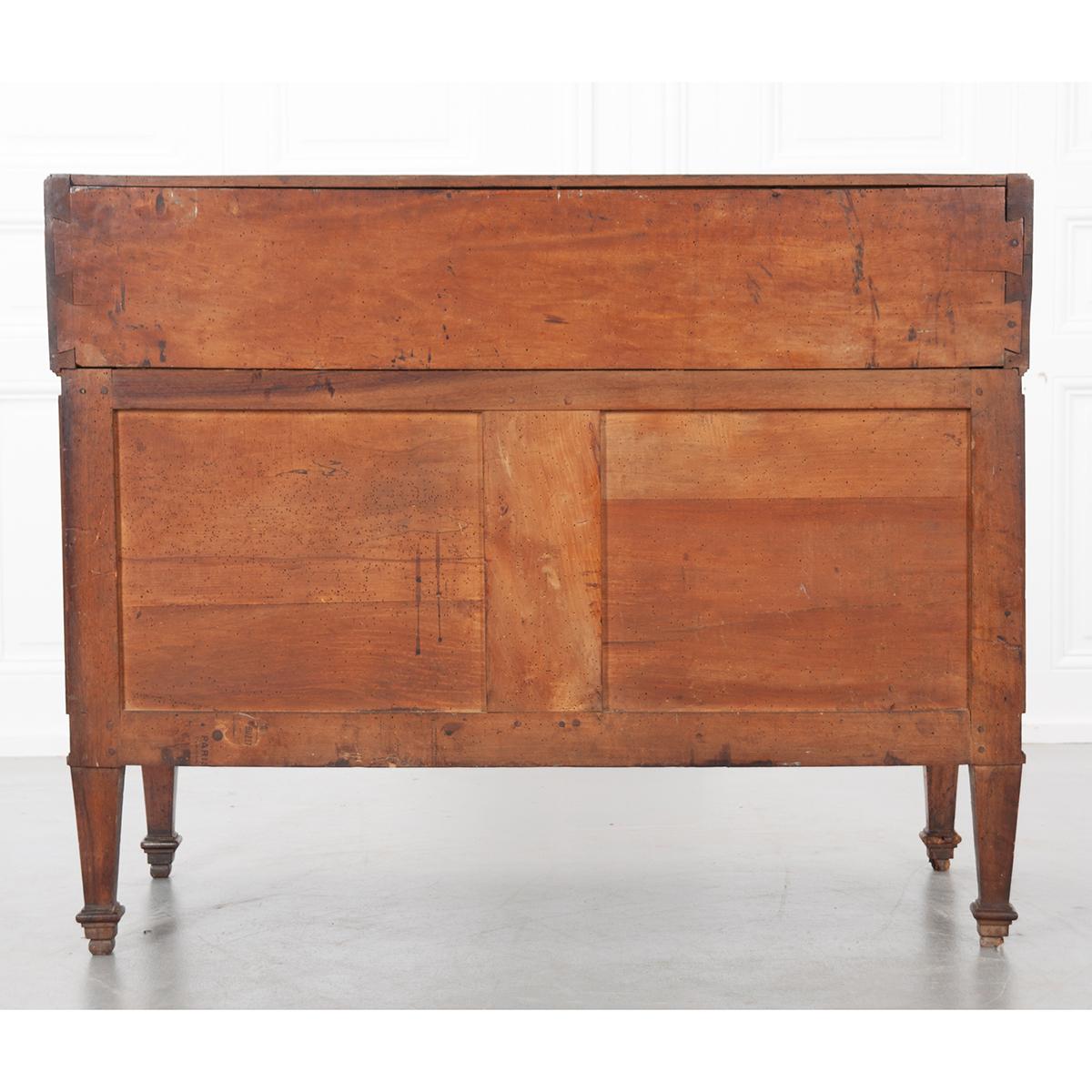 French Early 19th Century Transitional Drop Front Desk For Sale 1