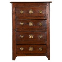 French Early 19th Century Walnut Commode