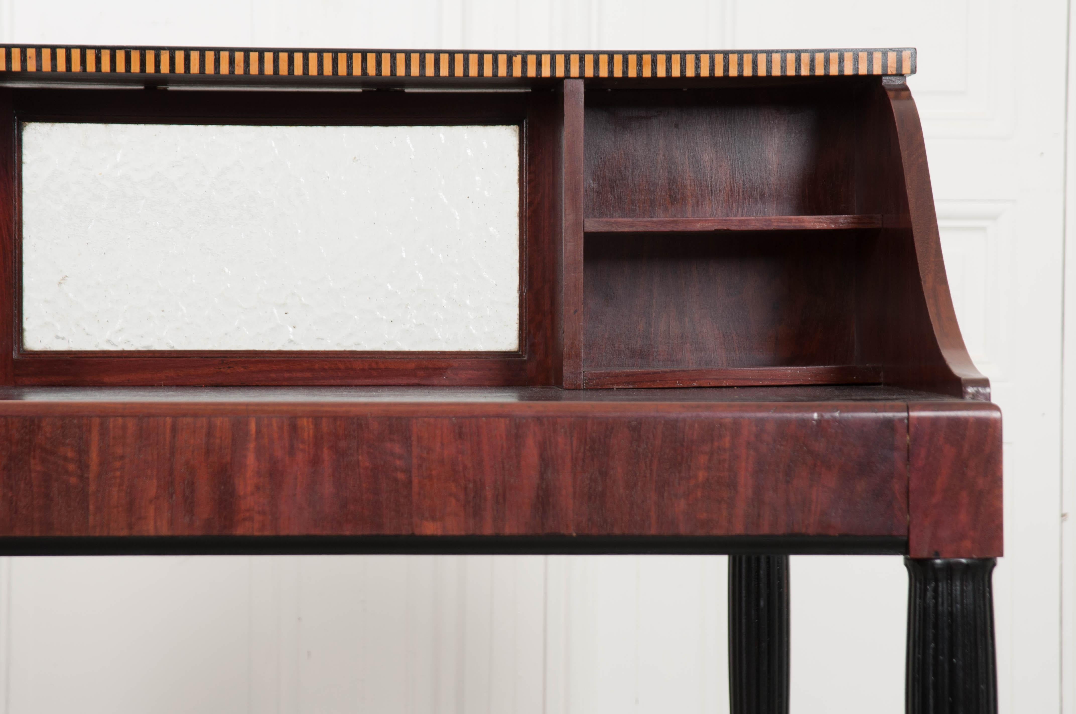 French Early 20th Century Art Deco Partners Desk (Art déco)