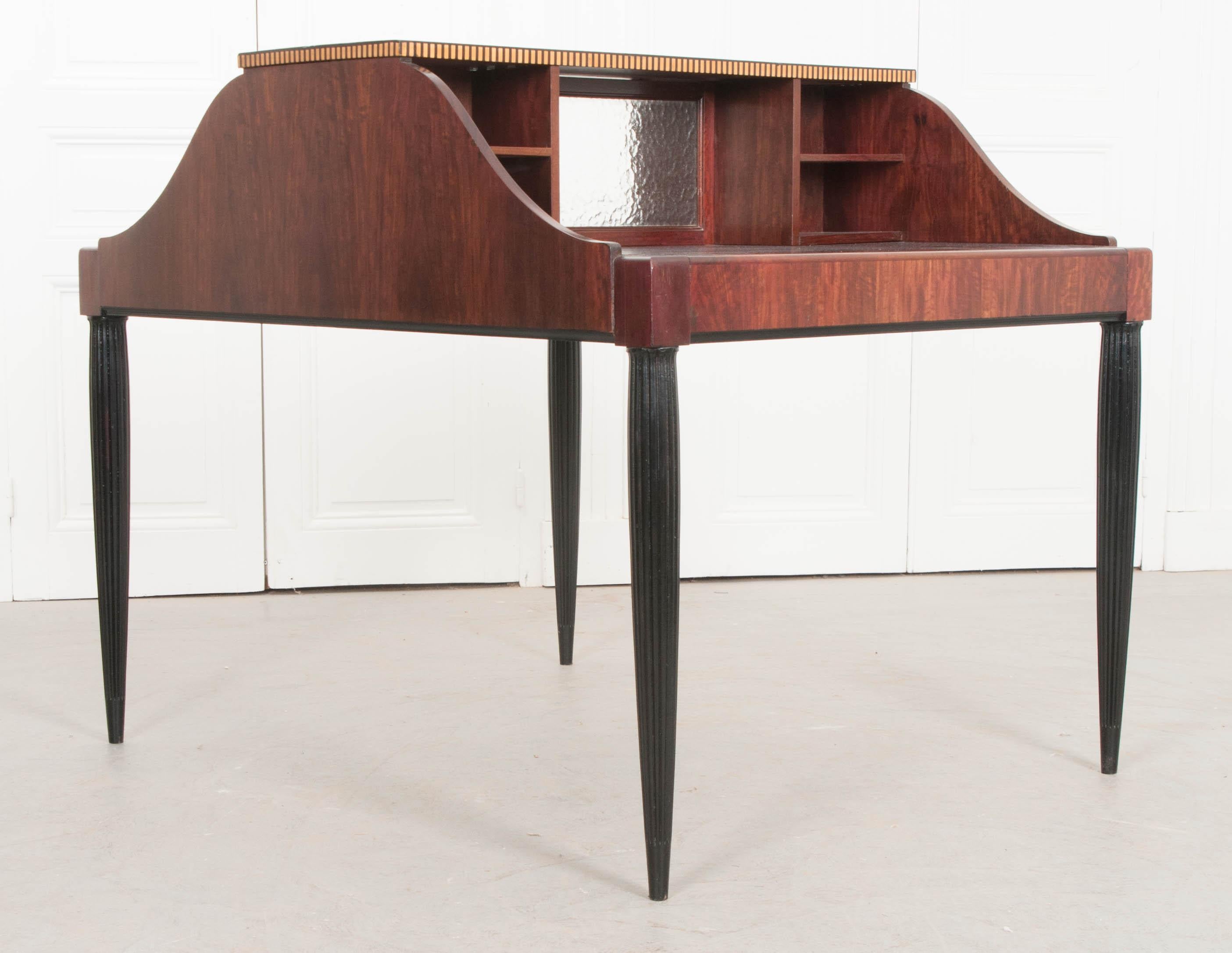 French Early 20th Century Art Deco Partners Desk (20. Jahrhundert)