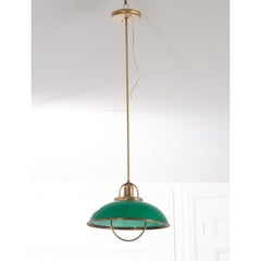 French Early 20th Century Art Deco Pull-Down Light