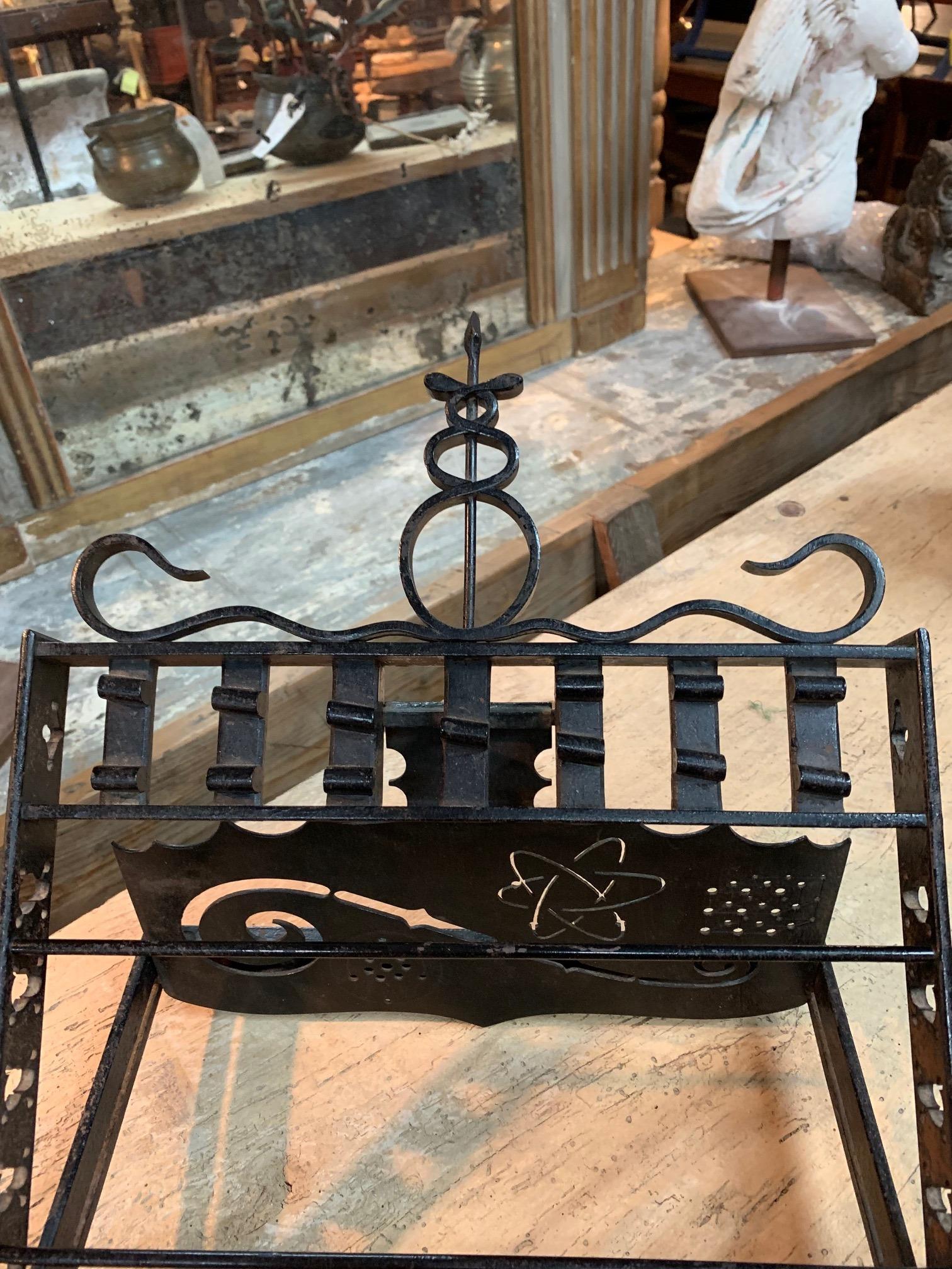 Iron French Early 20th Century Arte Populaire Table Top Bookrest