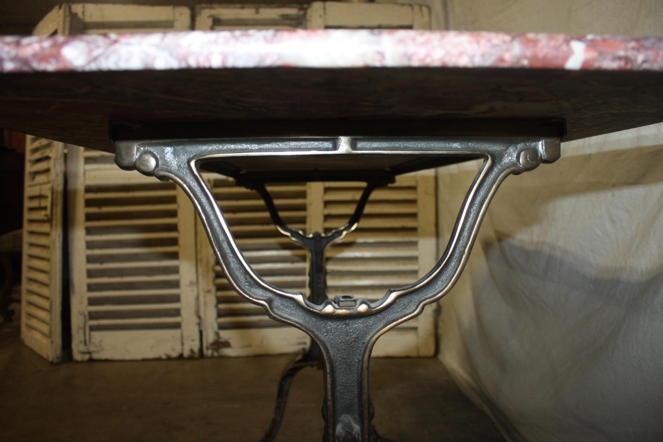 French Early 20th Century Bistro Table 6