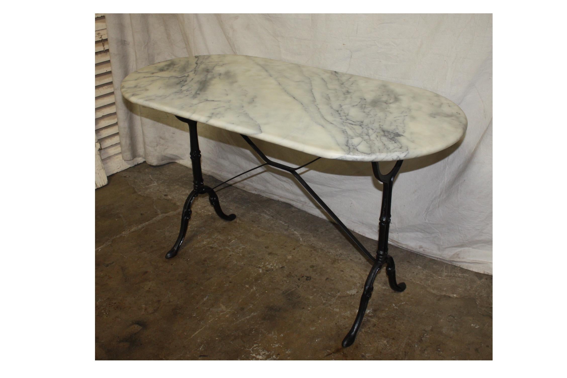 French early 20th century Bistro table.