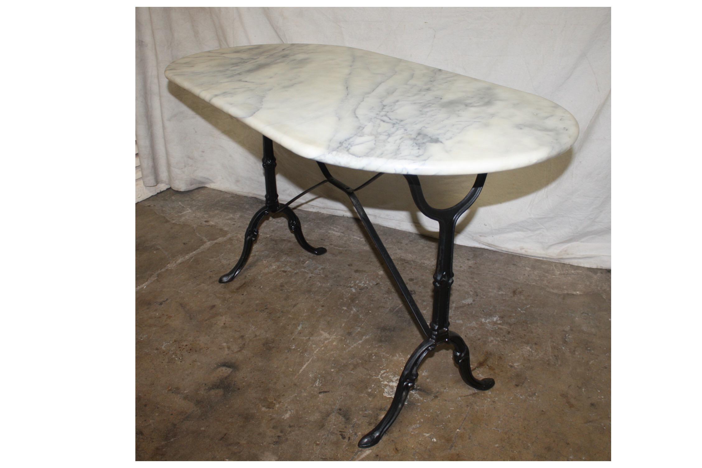 French Early 20th Century Bistro Table In Good Condition In Stockbridge, GA