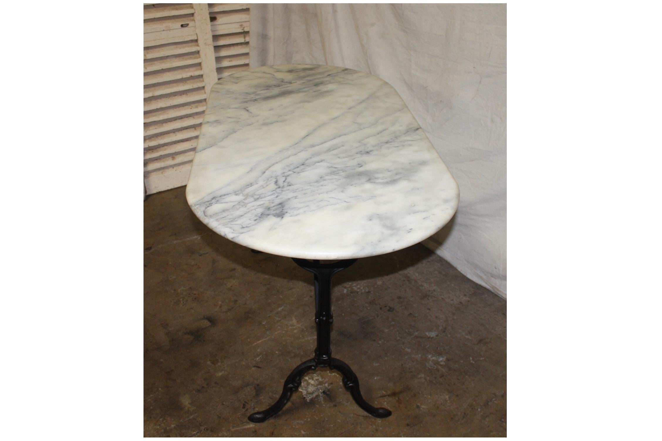 French Early 20th Century Bistro Table 1