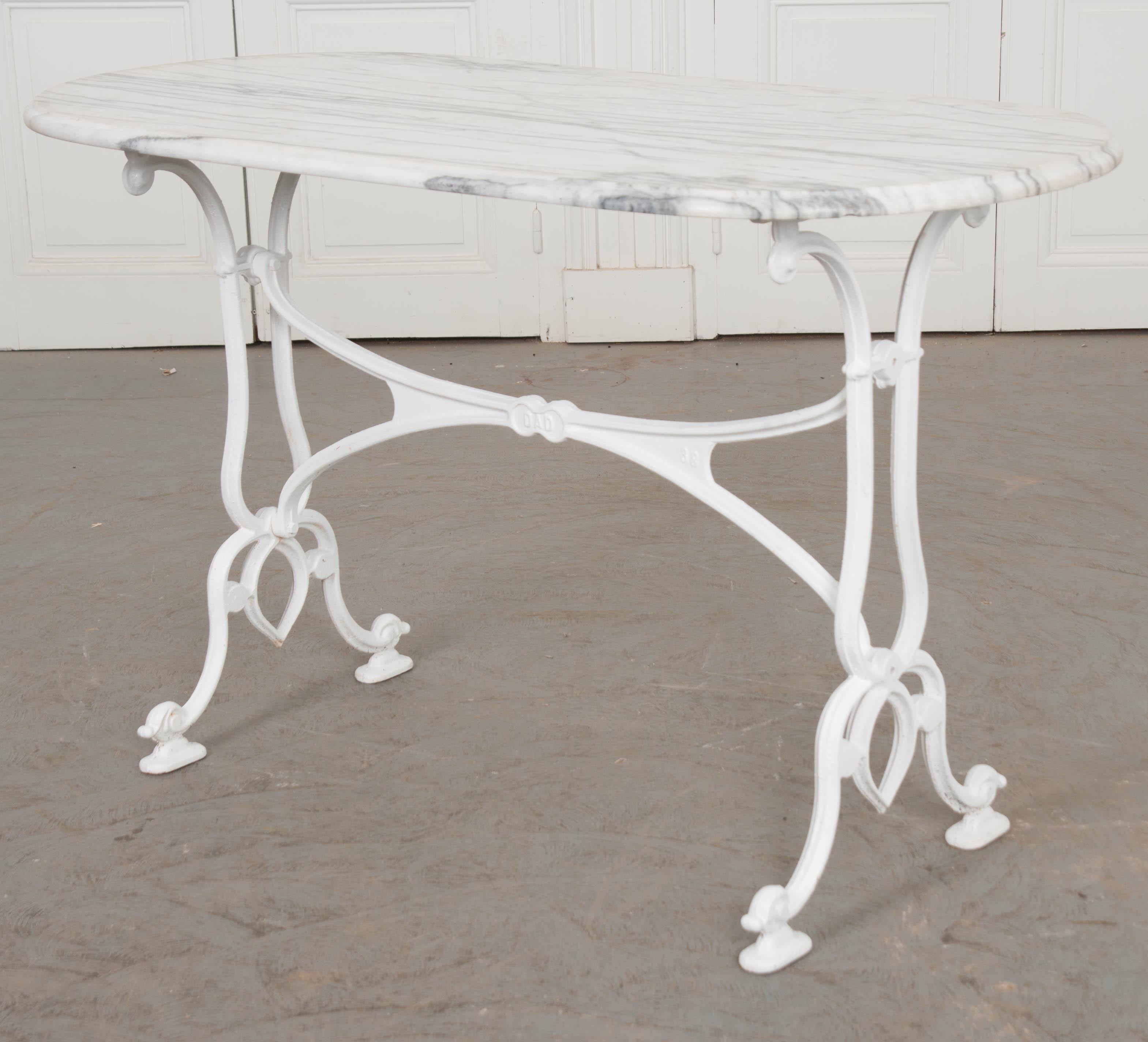 French Early 20th Century Bistro Table 1