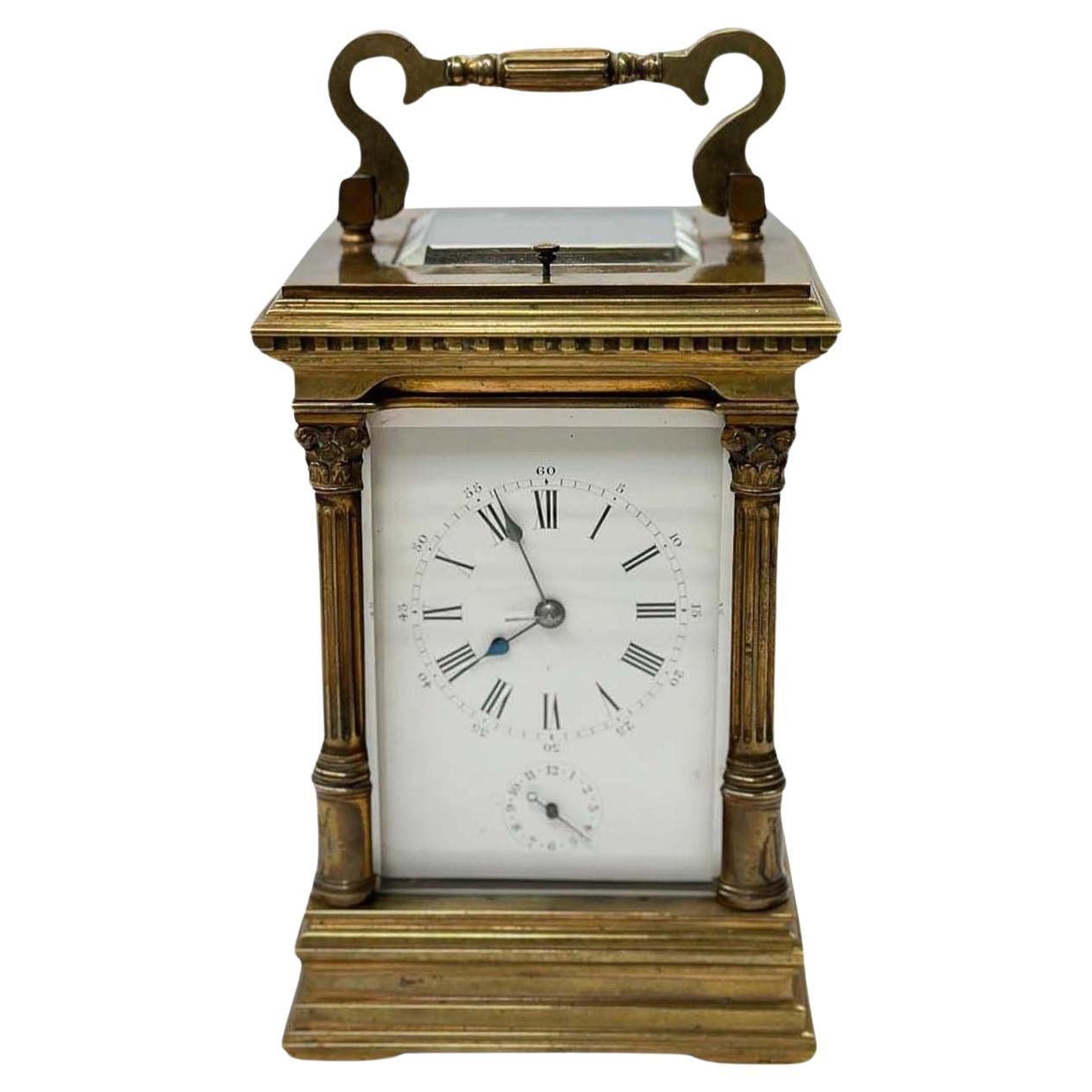 French Early 20th Century Carriage Clock by A. Dumas For Sale