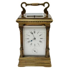 Horloge à chariot française du début du 20e siècle par A. Dumas