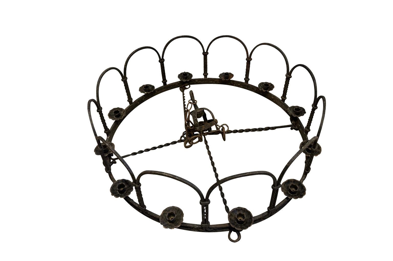 French Early 20th Century Chandelier For Sale 6