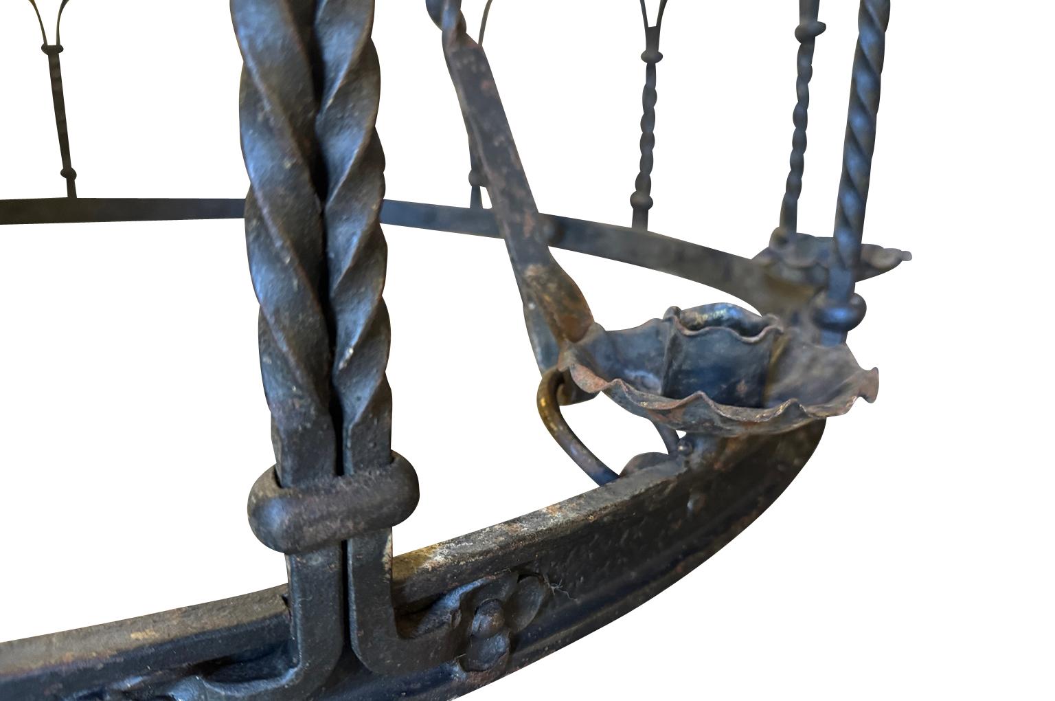 French Early 20th Century Chandelier For Sale 2
