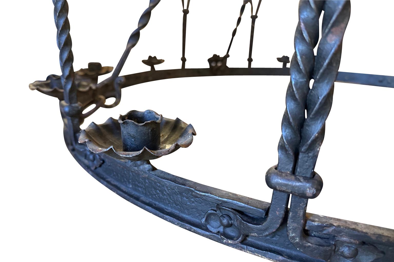 French Early 20th Century Chandelier For Sale 3