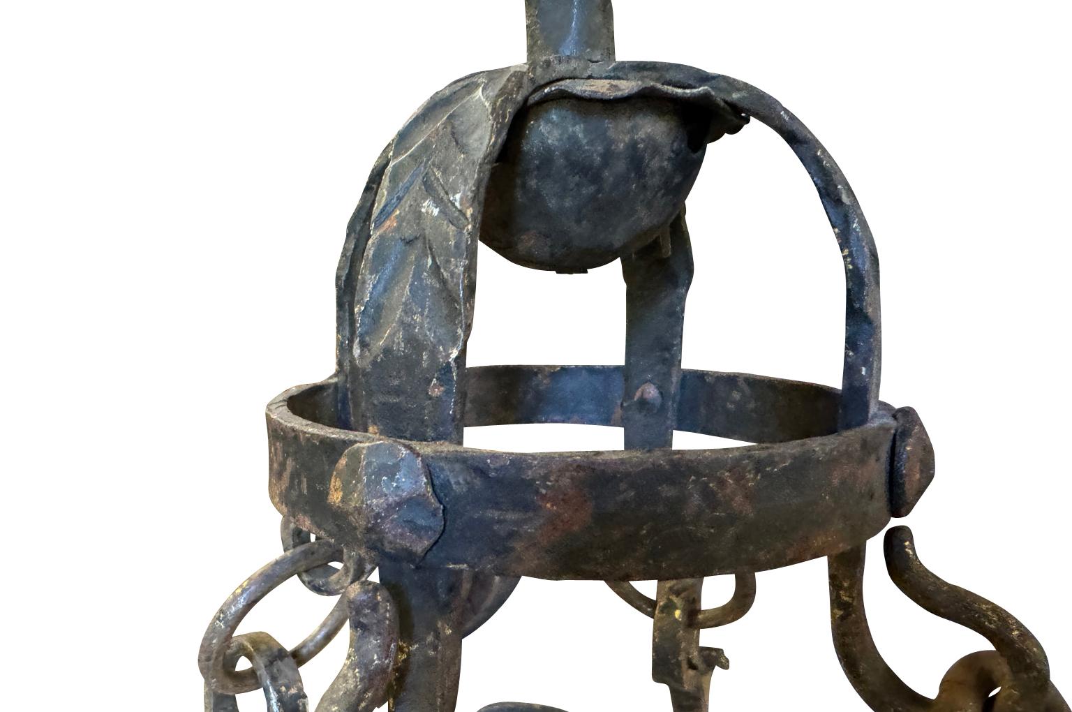 French Early 20th Century Chandelier For Sale 5