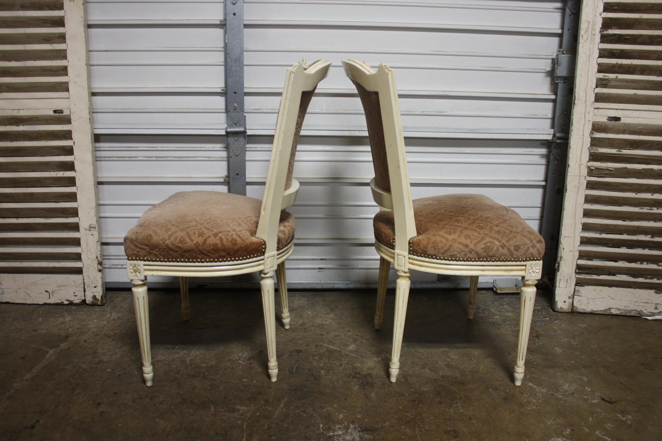 French Early 20th Century Dining Room Chairs For Sale 4