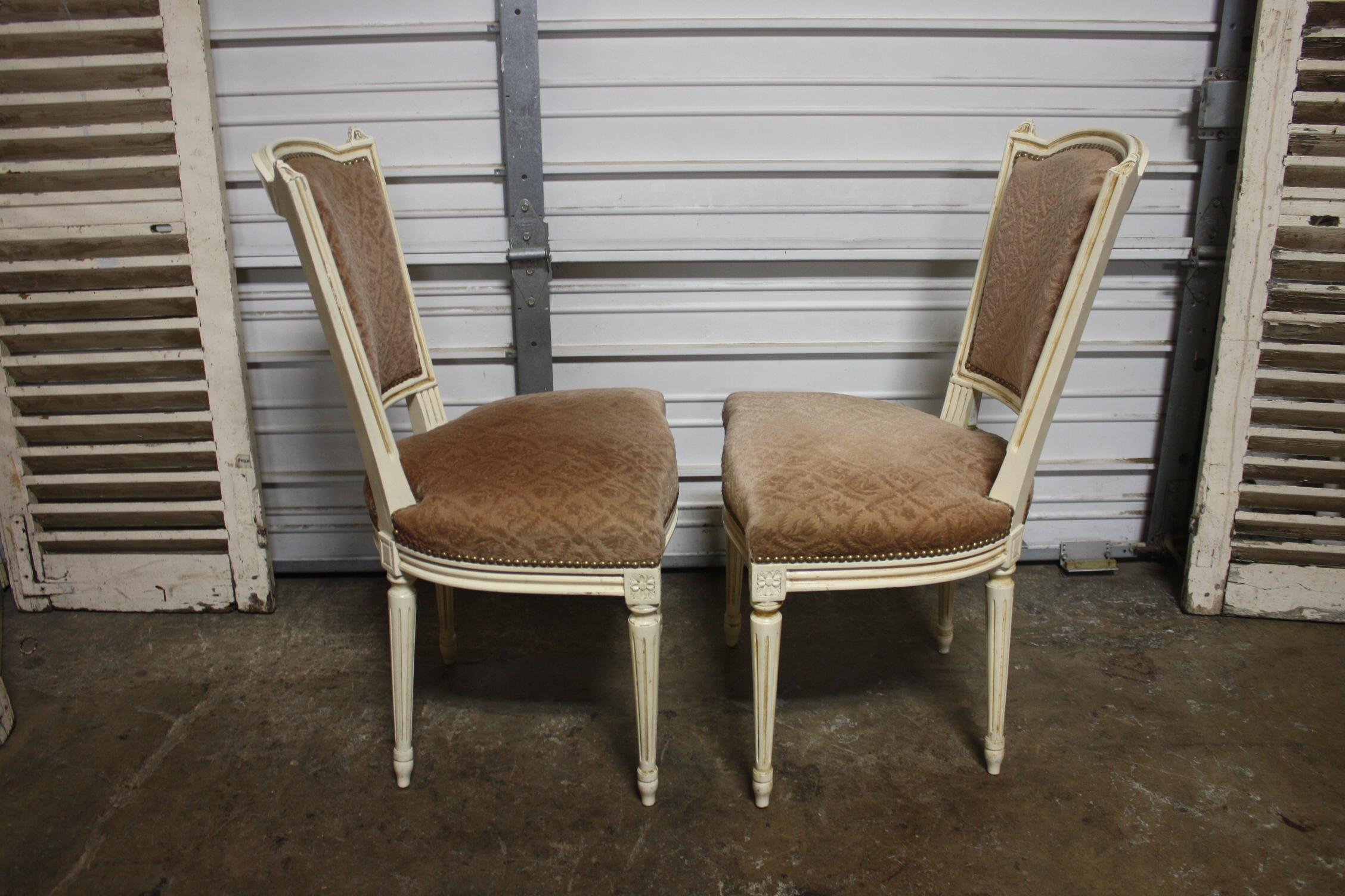 French Early 20th Century Dining Room Chairs im Angebot 3