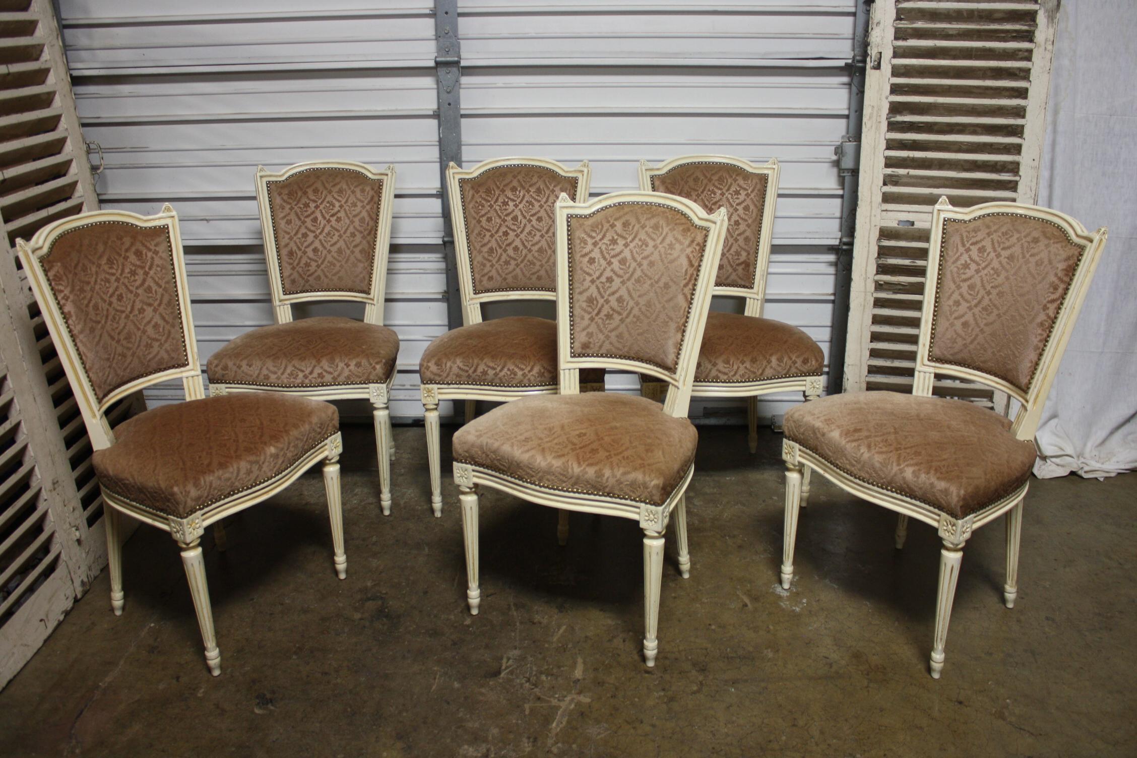 French Early 20th Century Dining Room Chairs im Zustand „Gut“ im Angebot in Stockbridge, GA