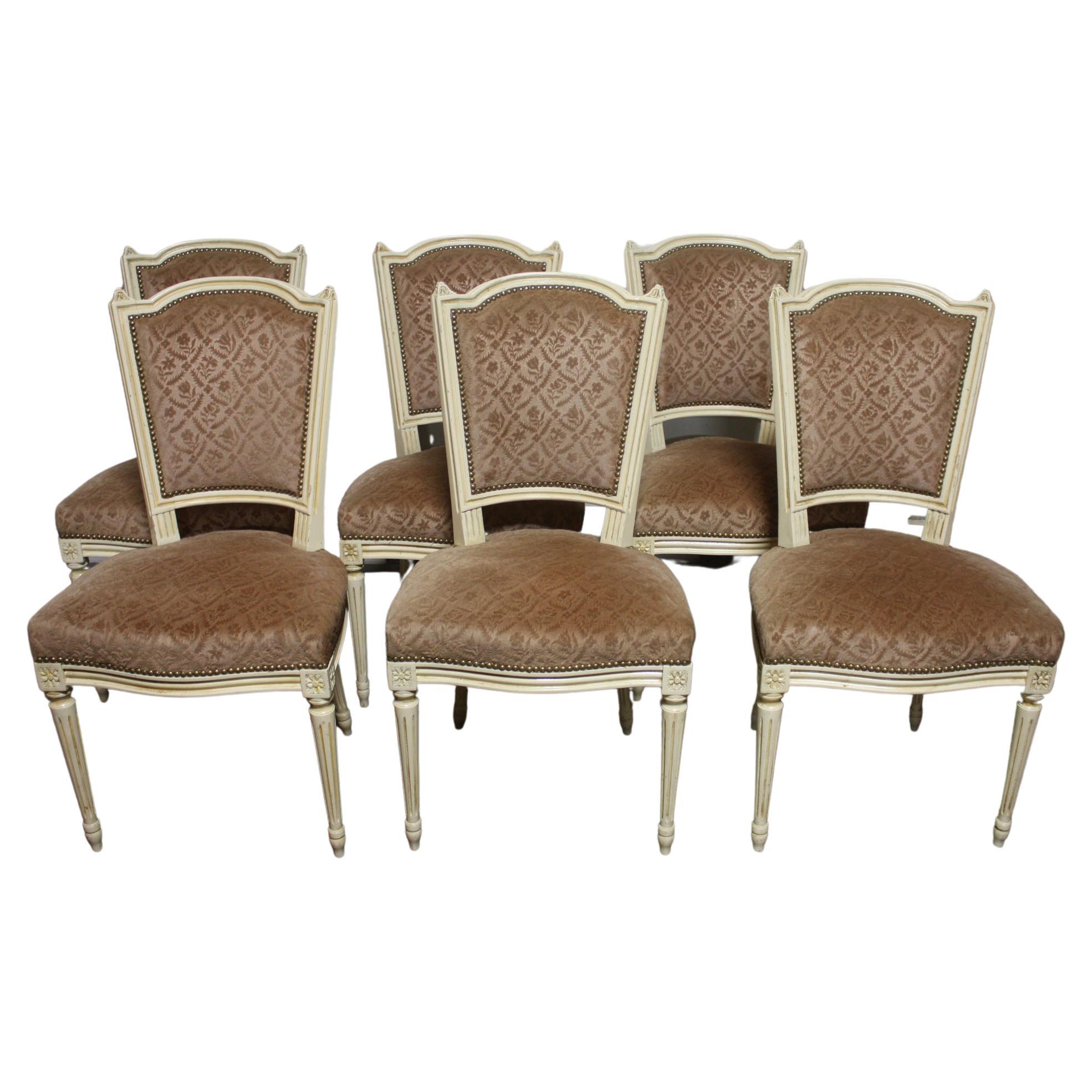 French Early 20th Century Dining Room Chairs im Angebot