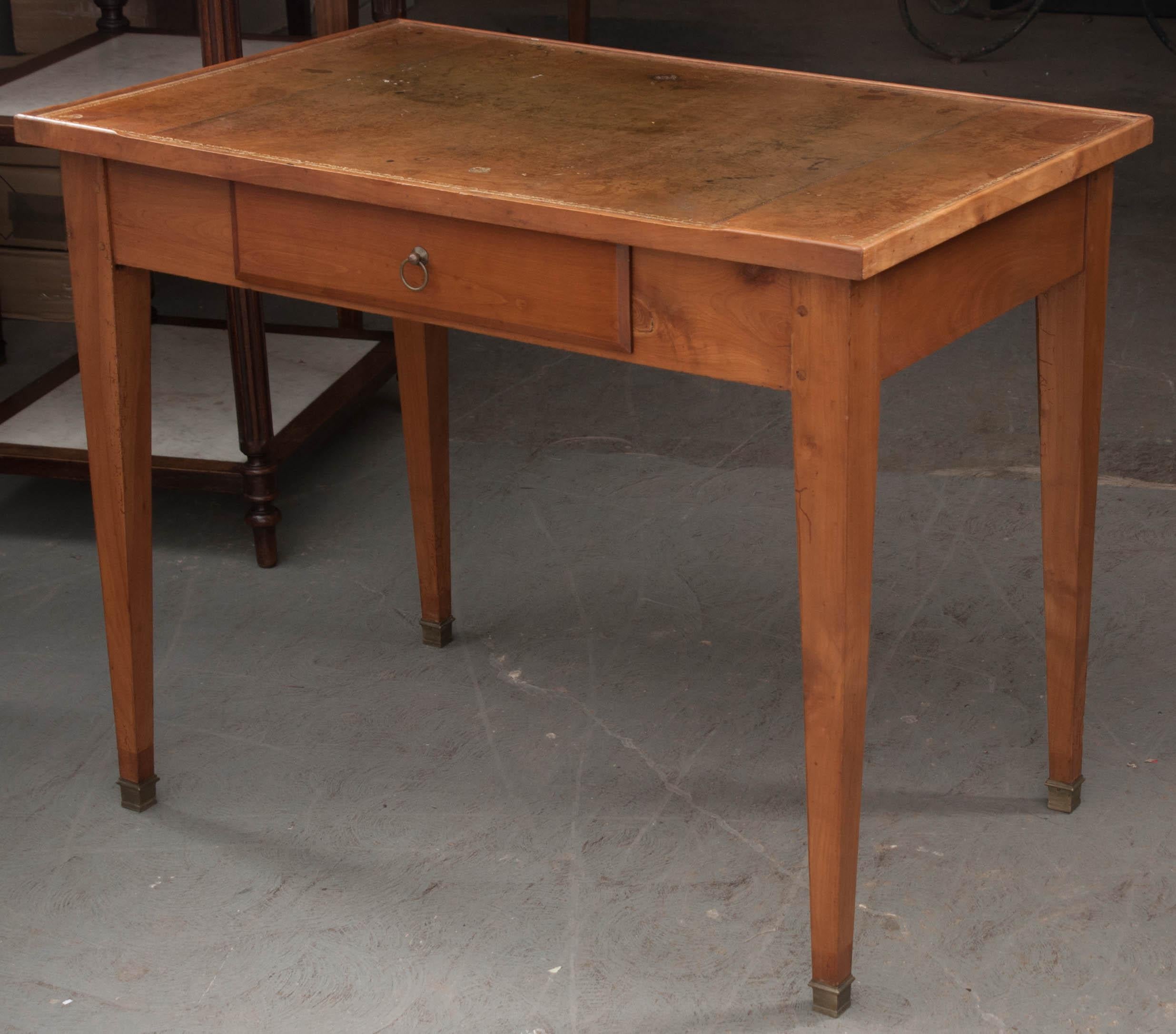French Early 20th Century Directoire Style Fruitwood Writing Table 7