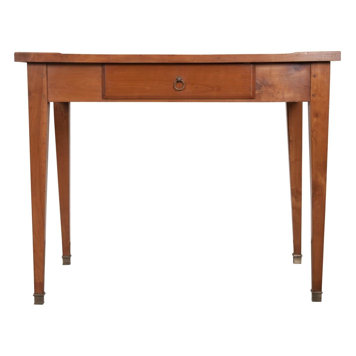 French Early 20th Century Directoire Style Fruitwood Writing Table