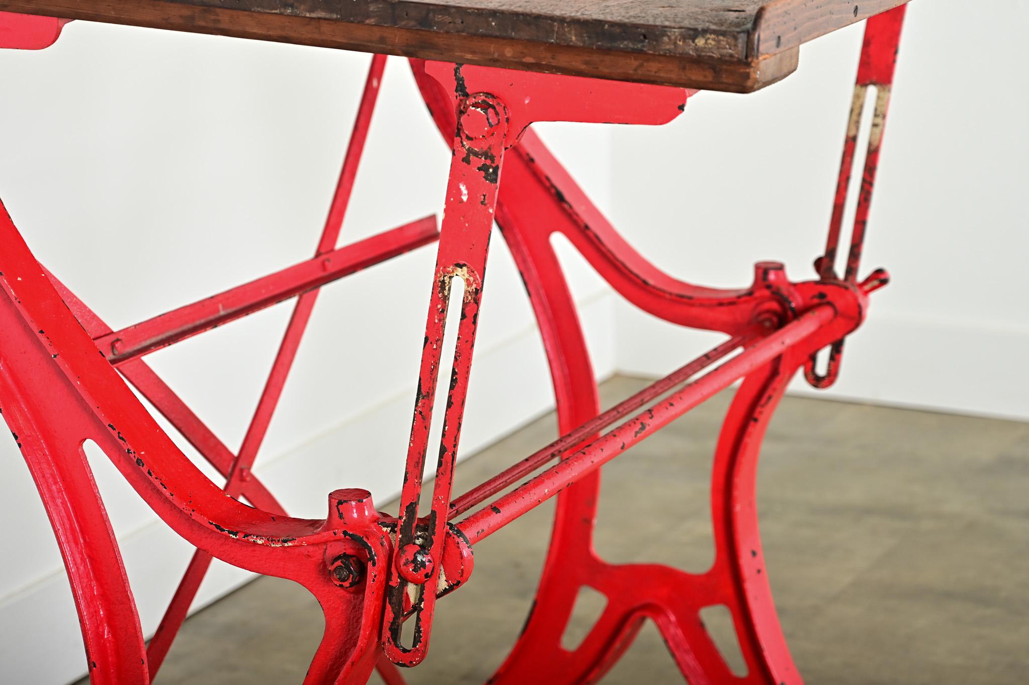 French Early 20th Century Drafting Desk 7