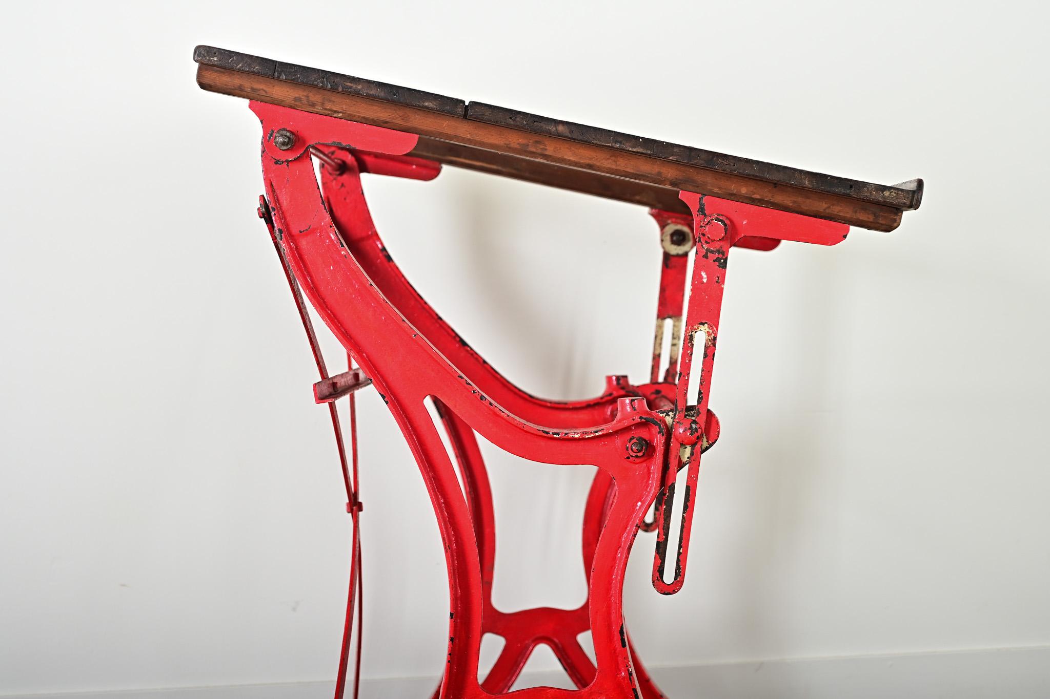 French Early 20th Century Drafting Desk 10