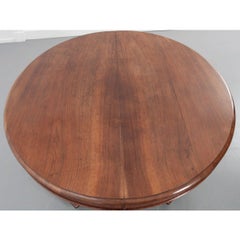 French Early 20th Century Extending Mahogany Dining Table