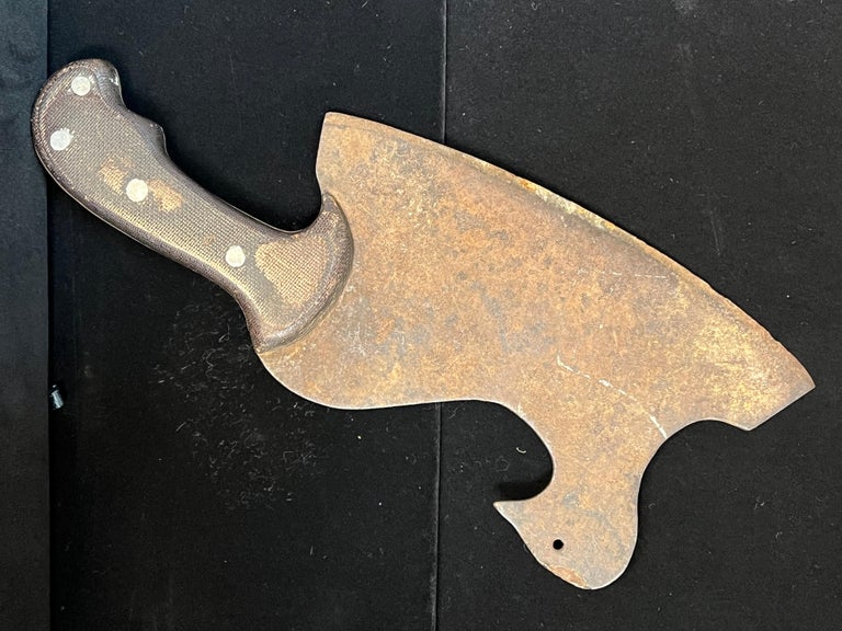 French Early 20th Century Figural Butcher's Cleaver in the Form of a