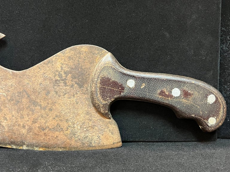 French Early 20th Century Figural Butcher's Cleaver in the Form of a