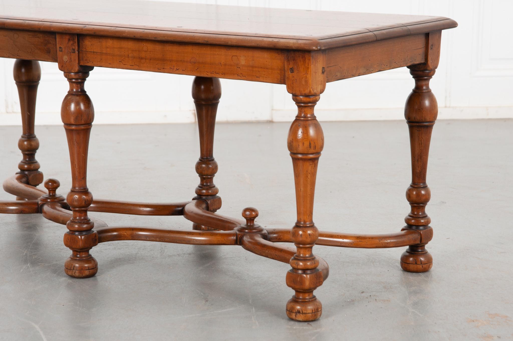 French Early 20th Century Fruitwood Low Table 2