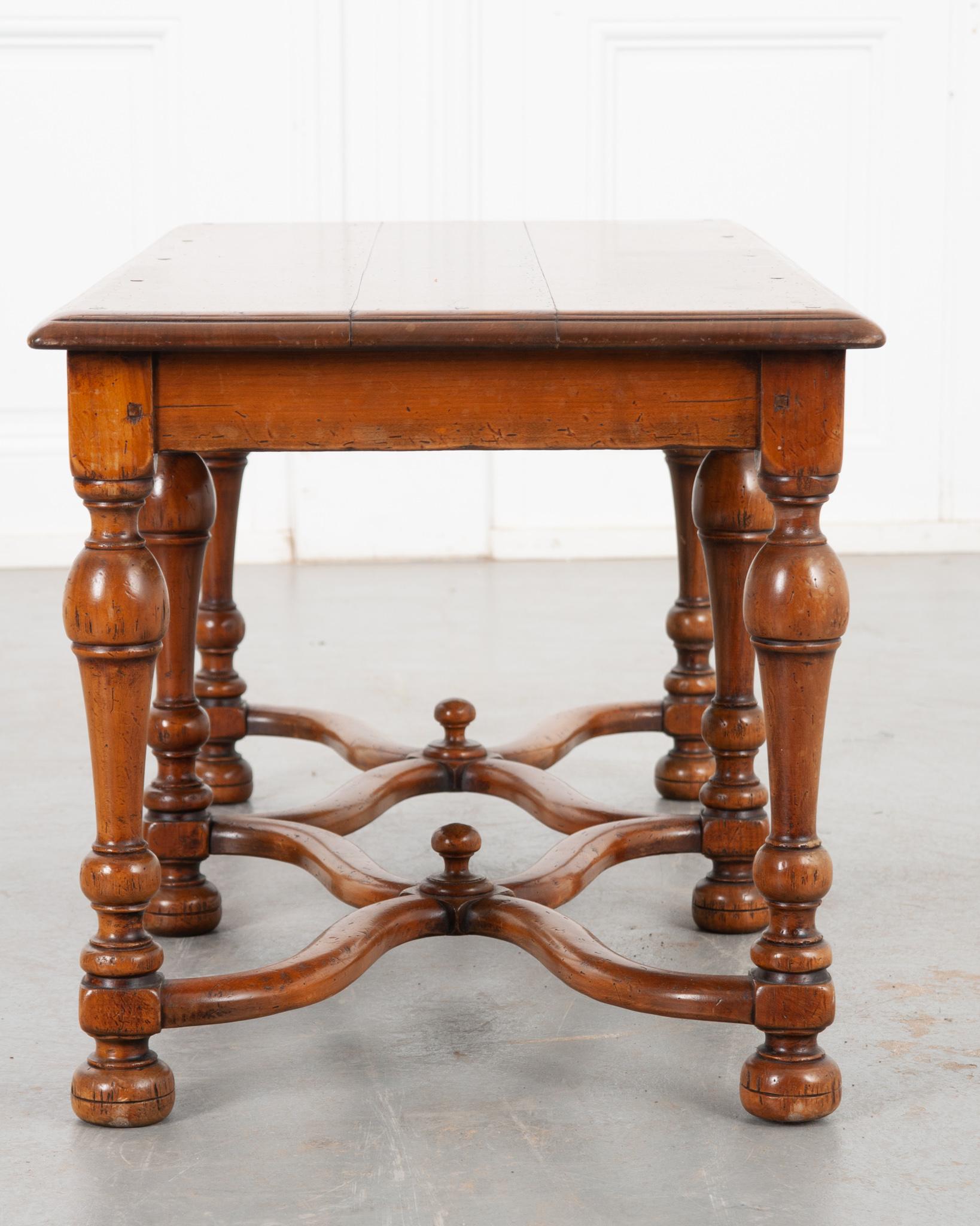 French Early 20th Century Fruitwood Low Table 3