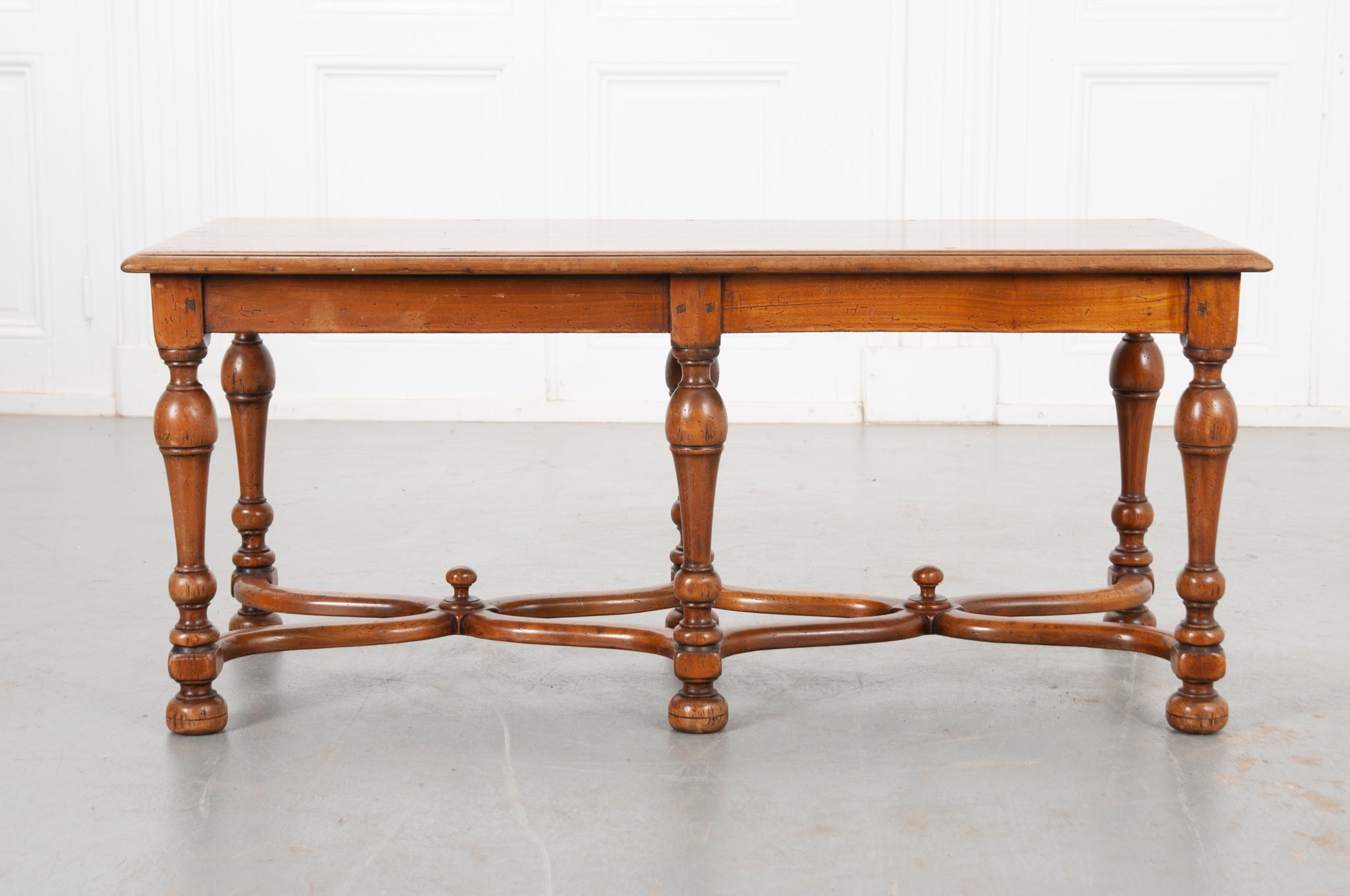 French Early 20th Century Fruitwood Low Table 4