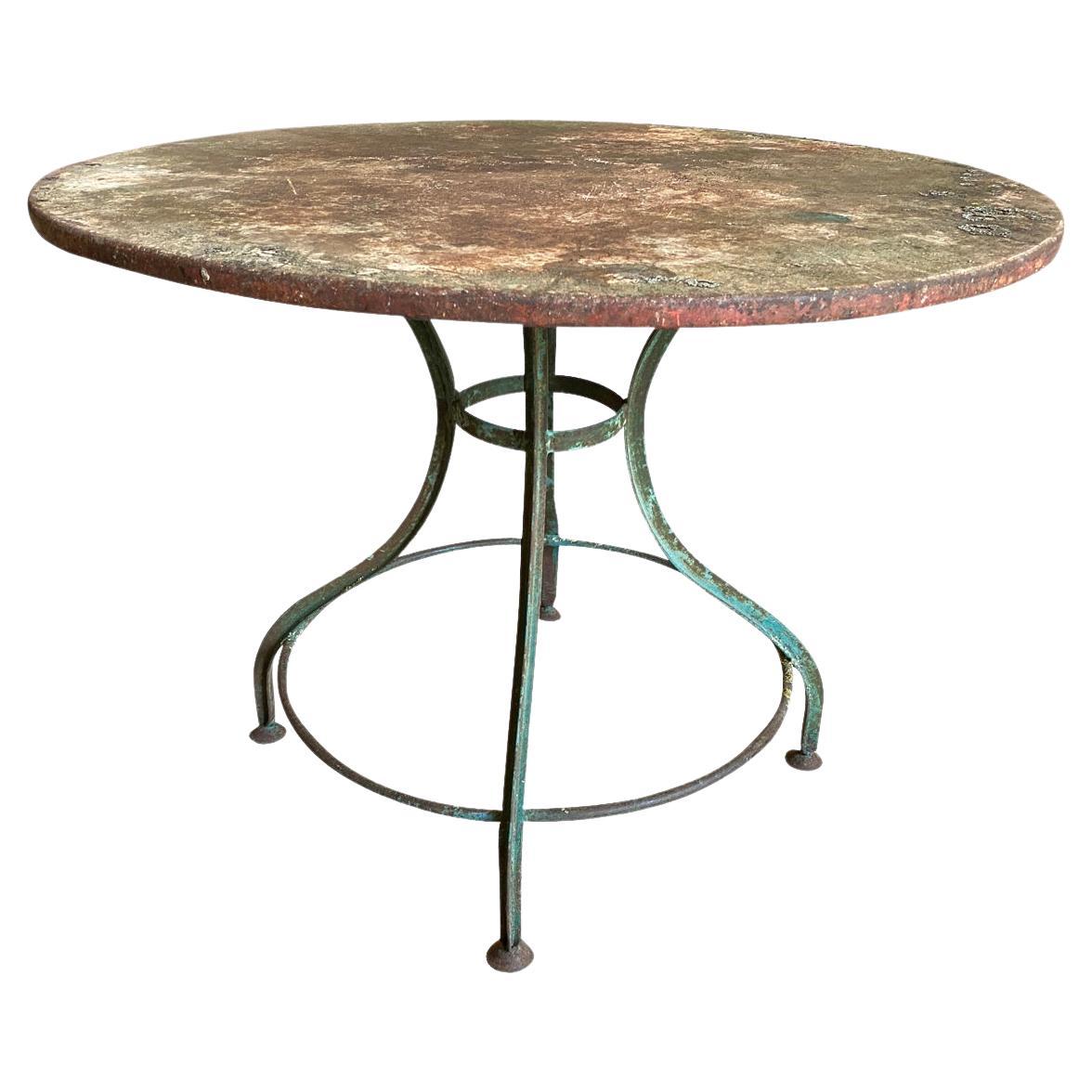 French Early 20th Century Garden Table For Sale