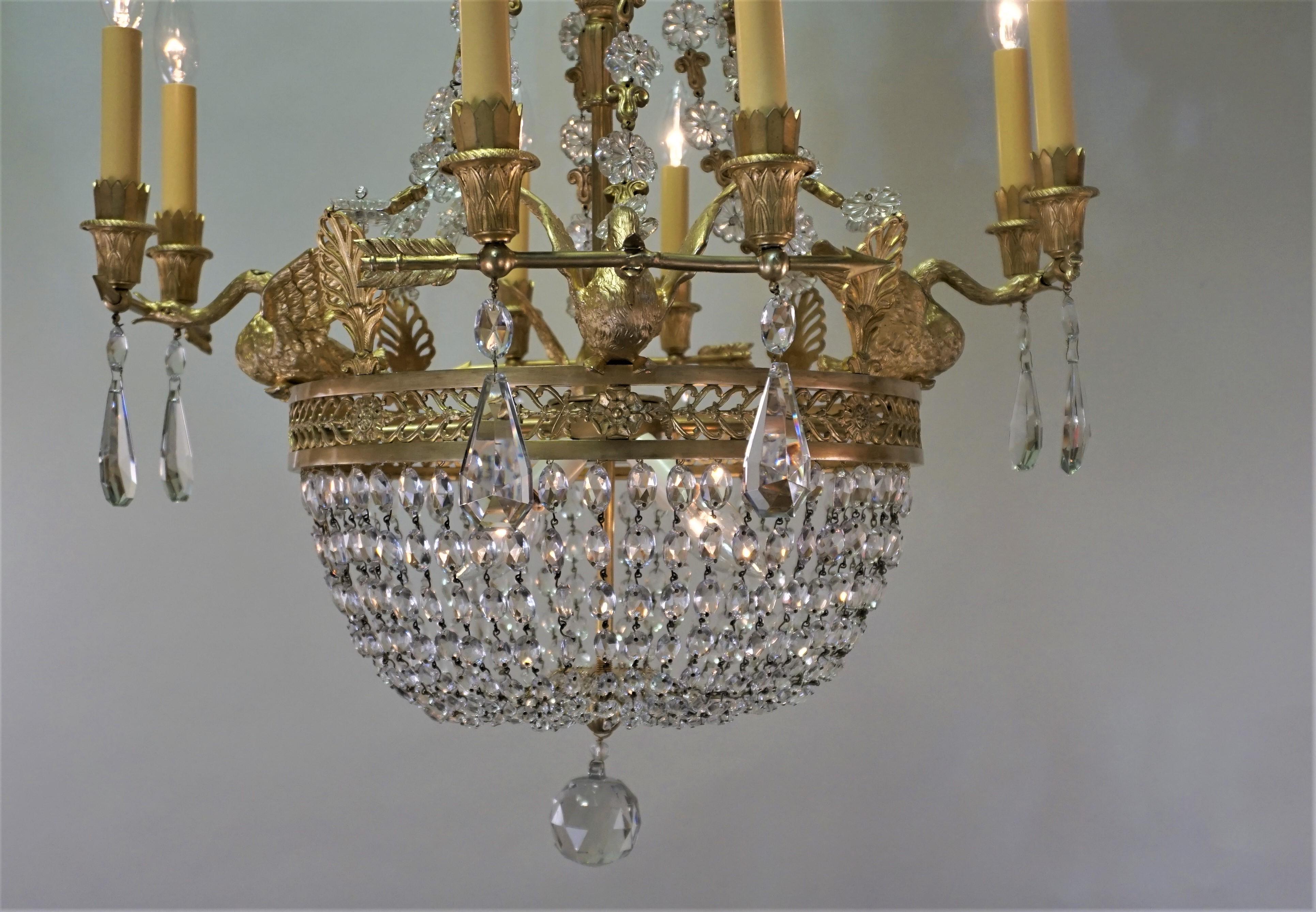 gilt chandelier