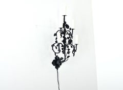 French Early 20th Century Iron Wall Sconce