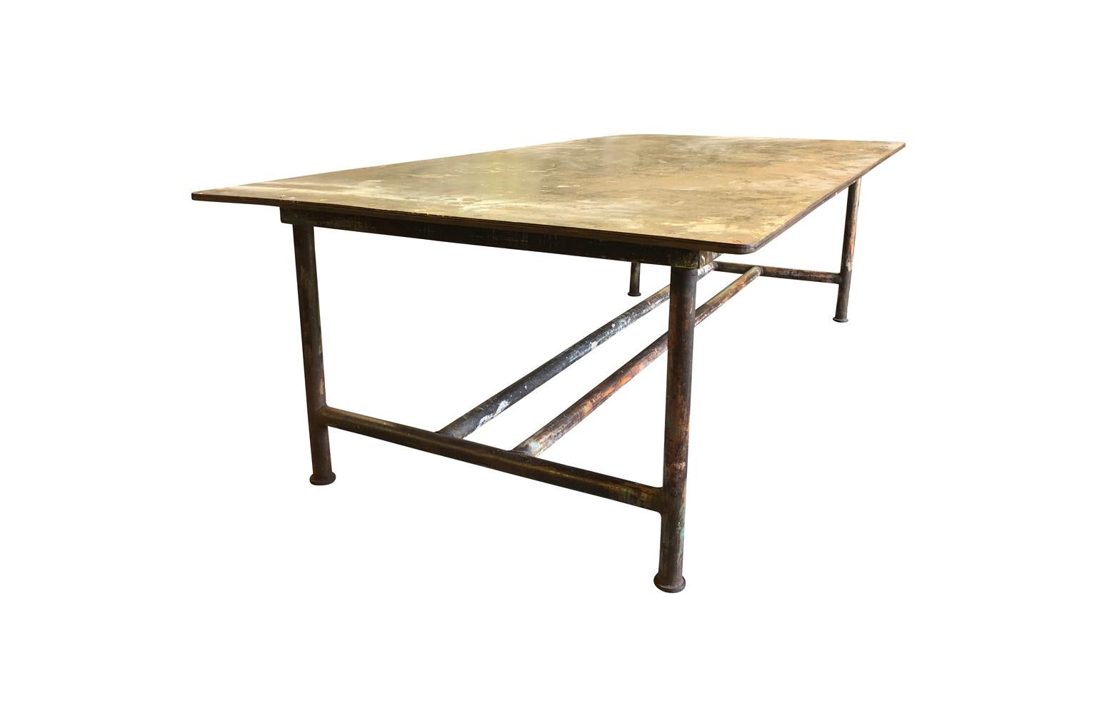 French Early 20th Century Iron Work Table 1