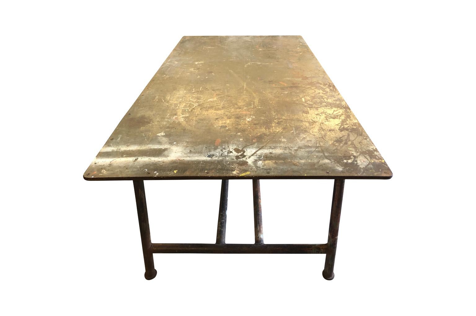 French Early 20th Century Iron Work Table 2