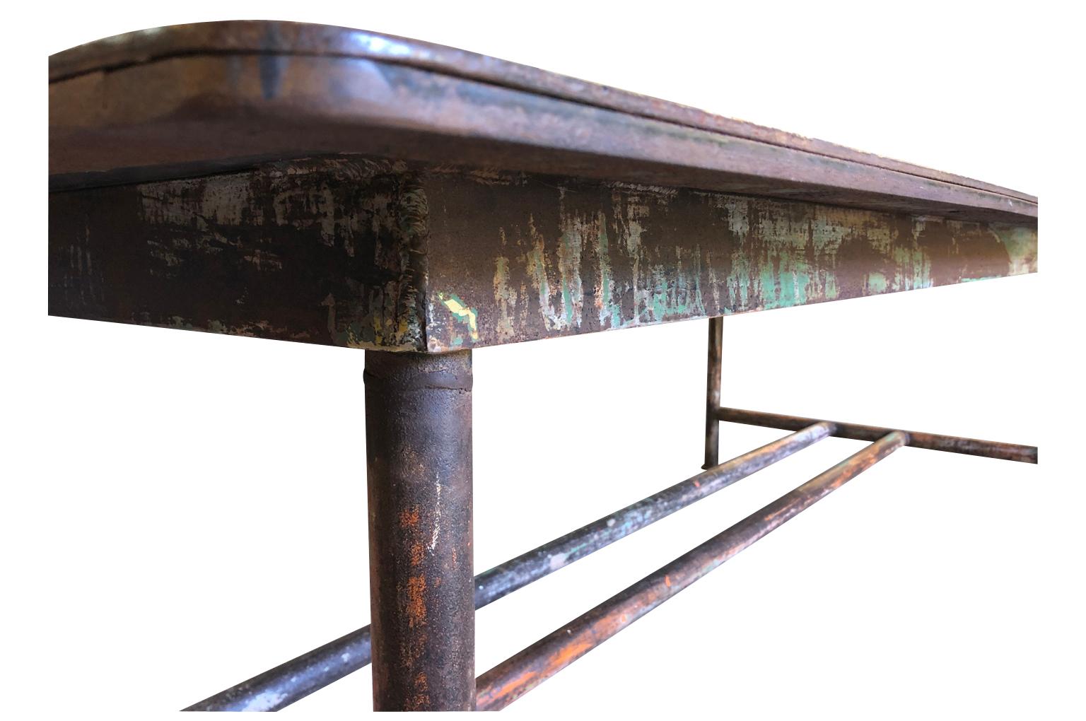 French Early 20th Century Iron Work Table 4