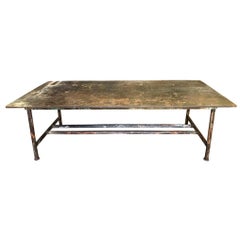 French Early 20th Century Iron Work Table