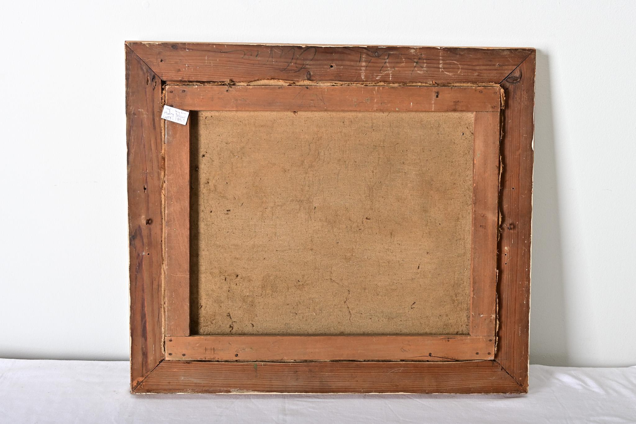 French Early 20th Century Landscape by Descamps For Sale 5