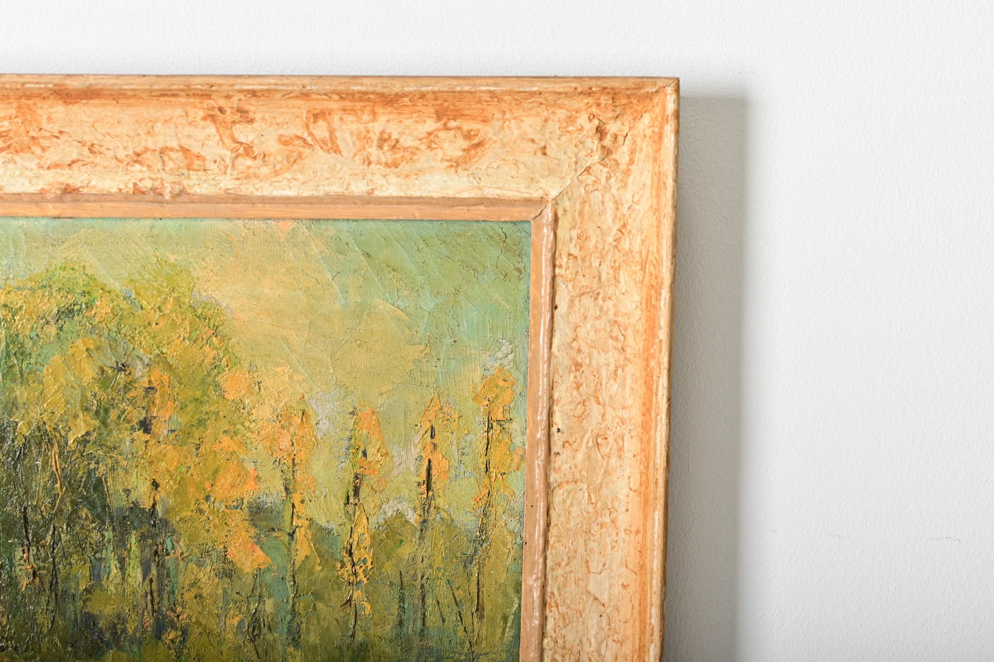 French Early 20th Century Landscape by Descamps For Sale 2
