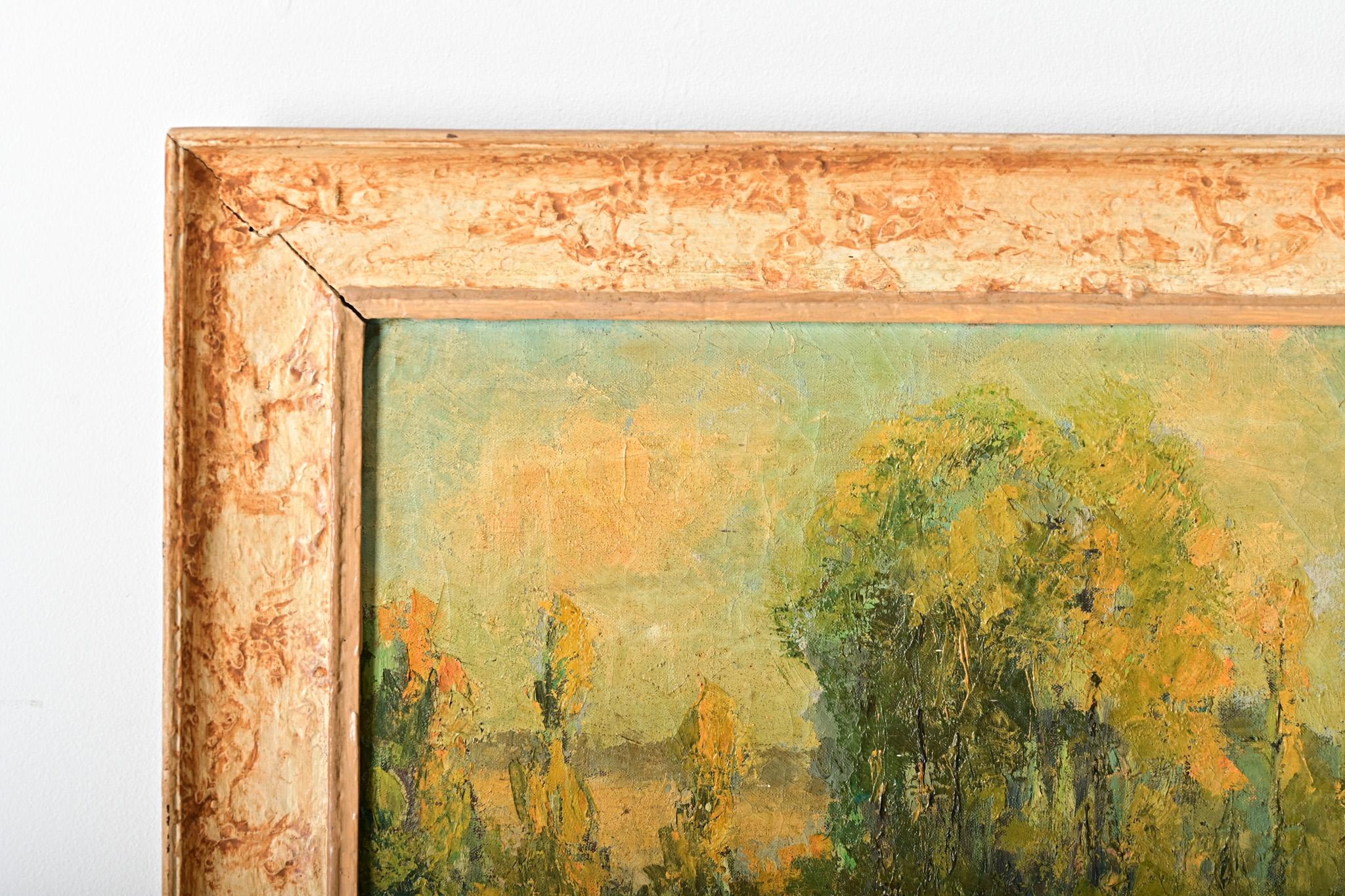 French Early 20th Century Landscape by Descamps For Sale 3