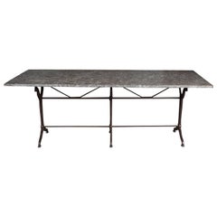 Antique French Early 20th Century Large Garden Table