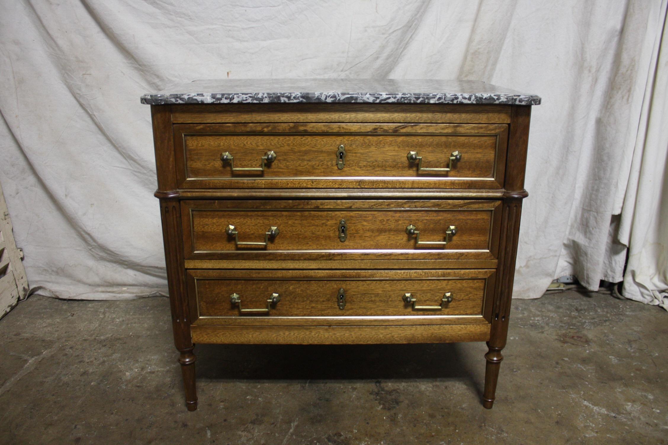 French early 20th century Louis XVI style commode.