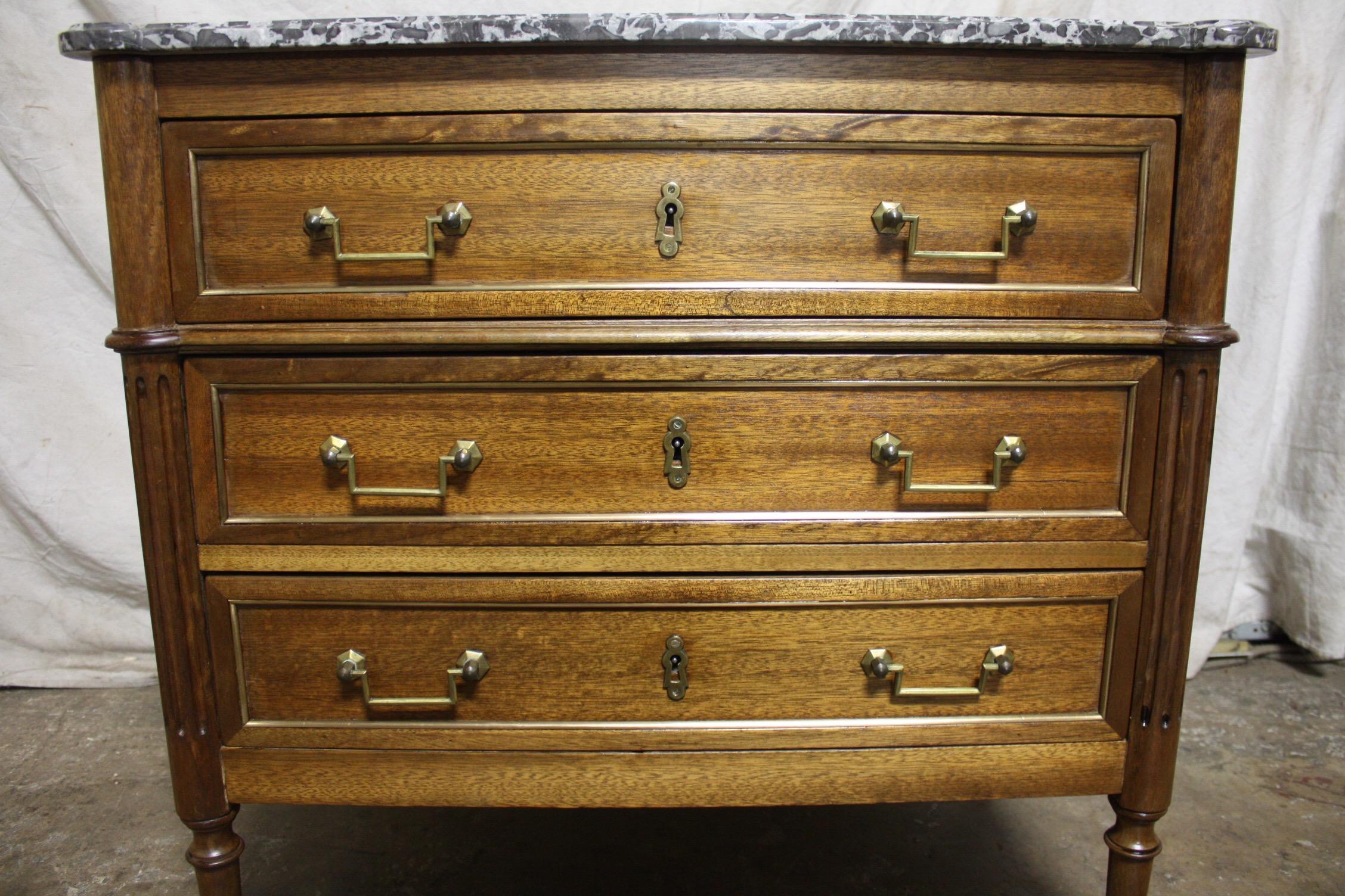 Oak French Early 20th Century Louis XVI Style Commode