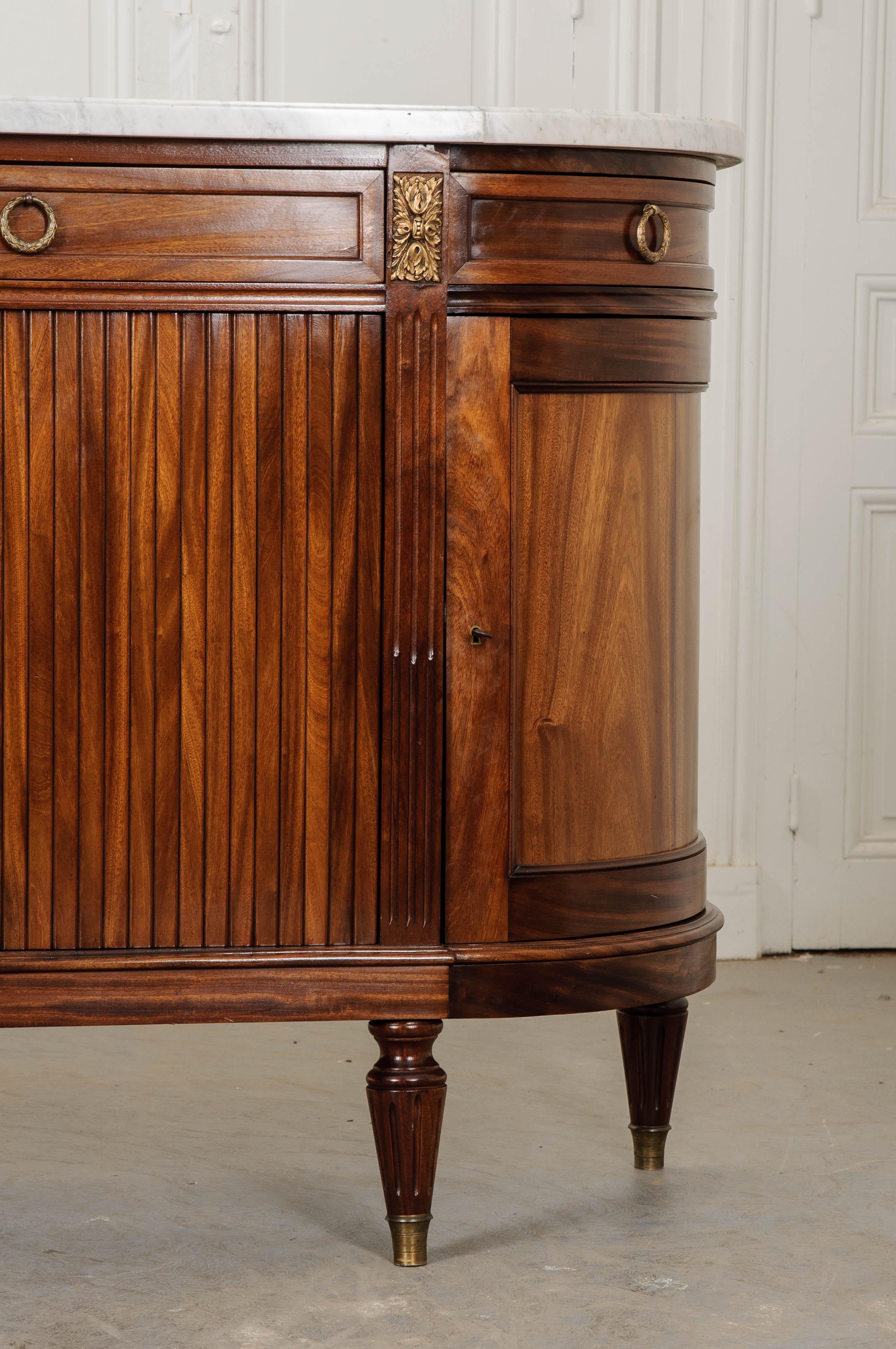 French Early 20th Century Louis XVI Style Mahogany Enfilade 4