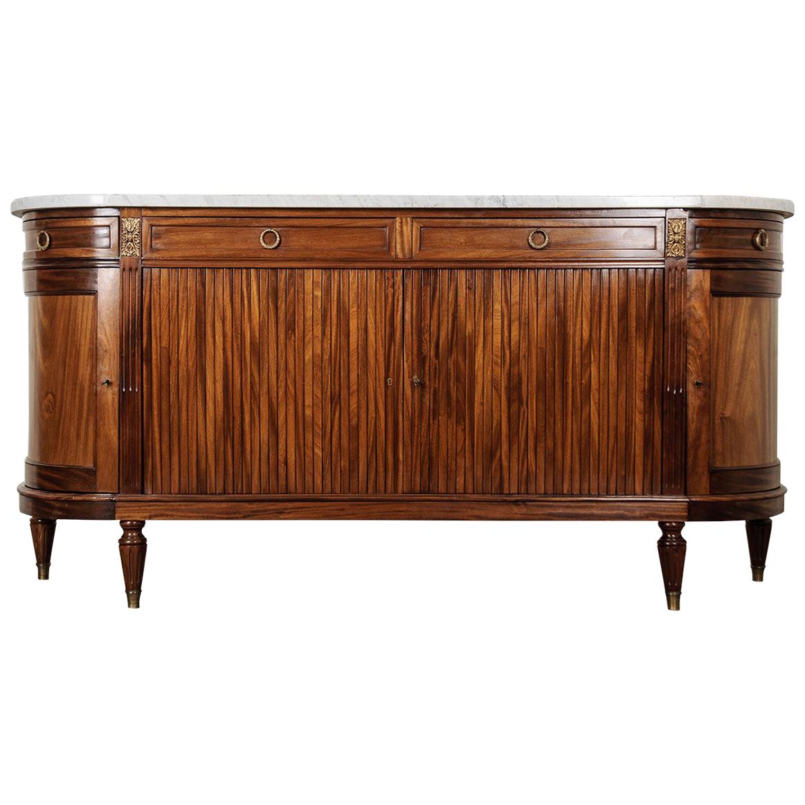 French Early 20th Century Louis XVI Style Mahogany Enfilade