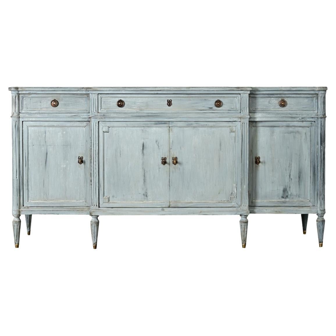 Französisch Anfang 20. Jahrhundert Mahagoni Louis XVI Stil Enfilade im Angebot