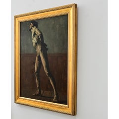 French Early 20th Century Male Nude by Didier-Tourné