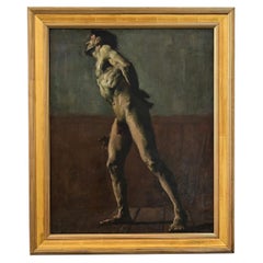 French Early 20th Century Male Nude by Didier-Tourné
