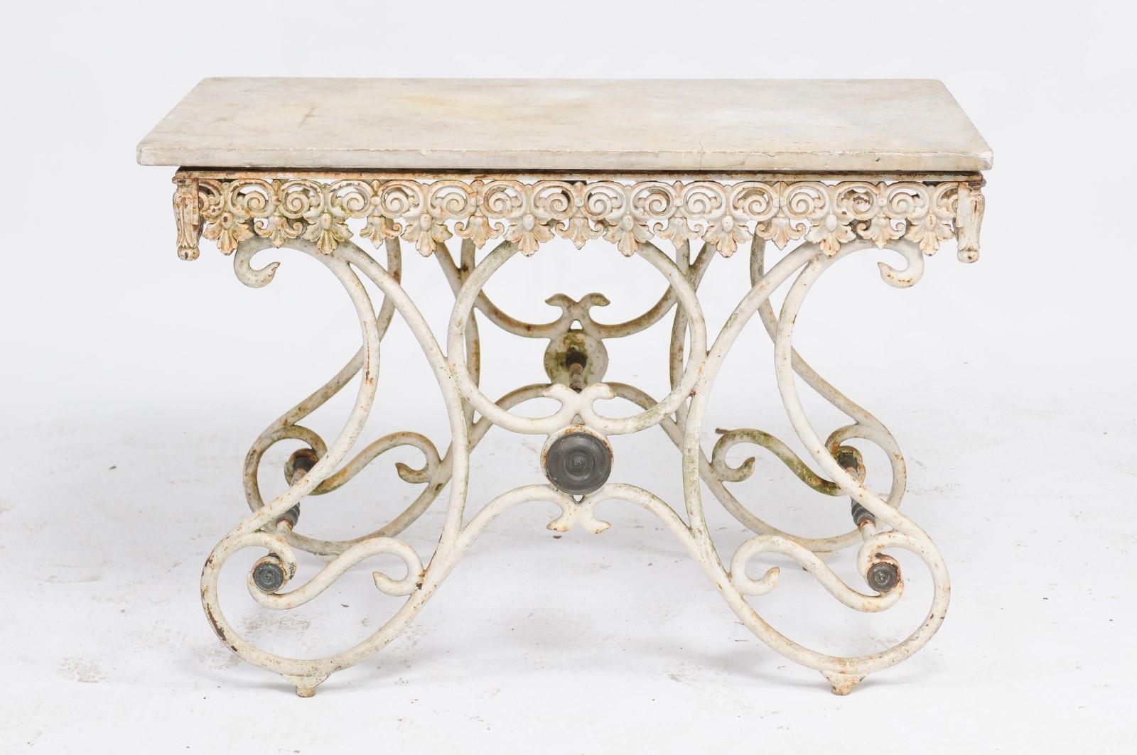 marble top bakers table